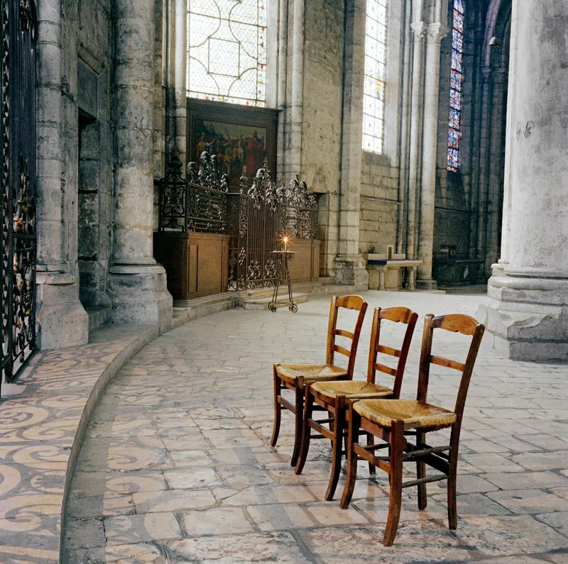 Chartres — a photograph by Willard Traub.