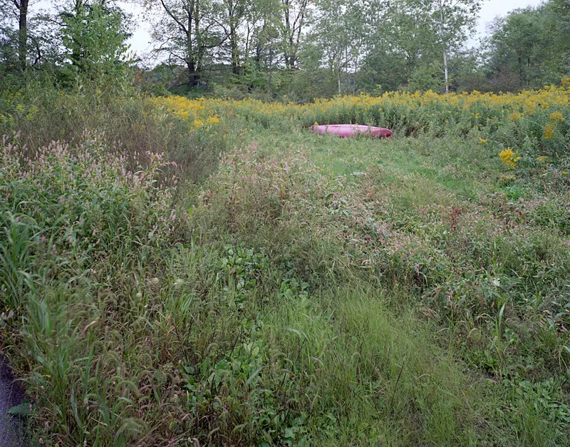 Dave's Canoe — a photograph by Willard Traub.