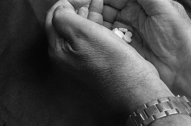 Meds — a photograph by Willard Traub.