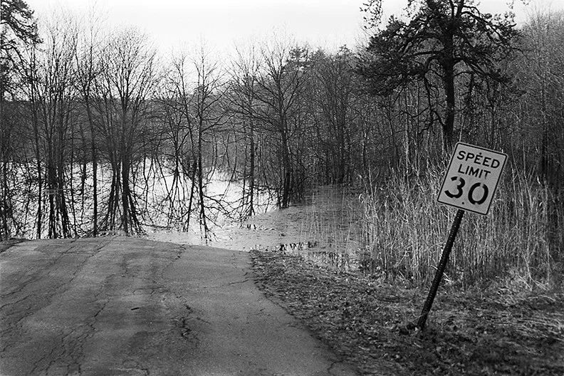 Spring Flood #1 — a photograph by Willard Traub.