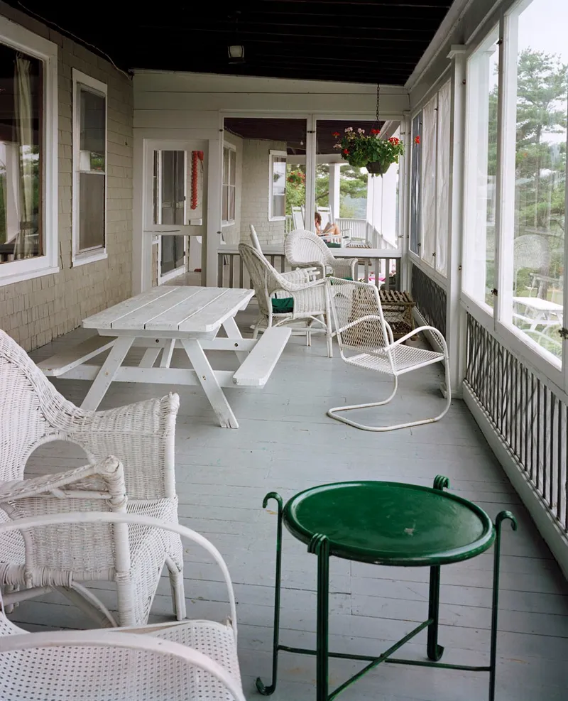 The Green Table Grey Havens — a photograph by Willard Traub.